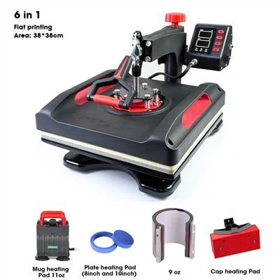 6 in einer Heißpressmaschine